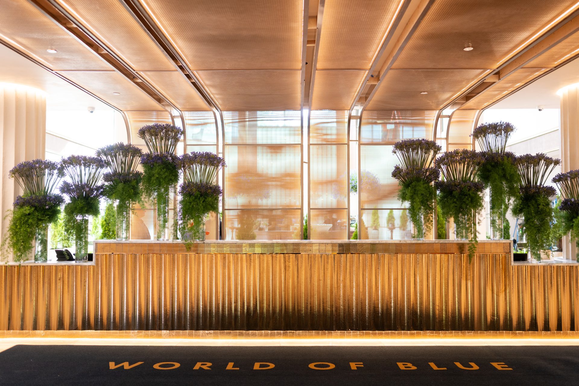 The front desk