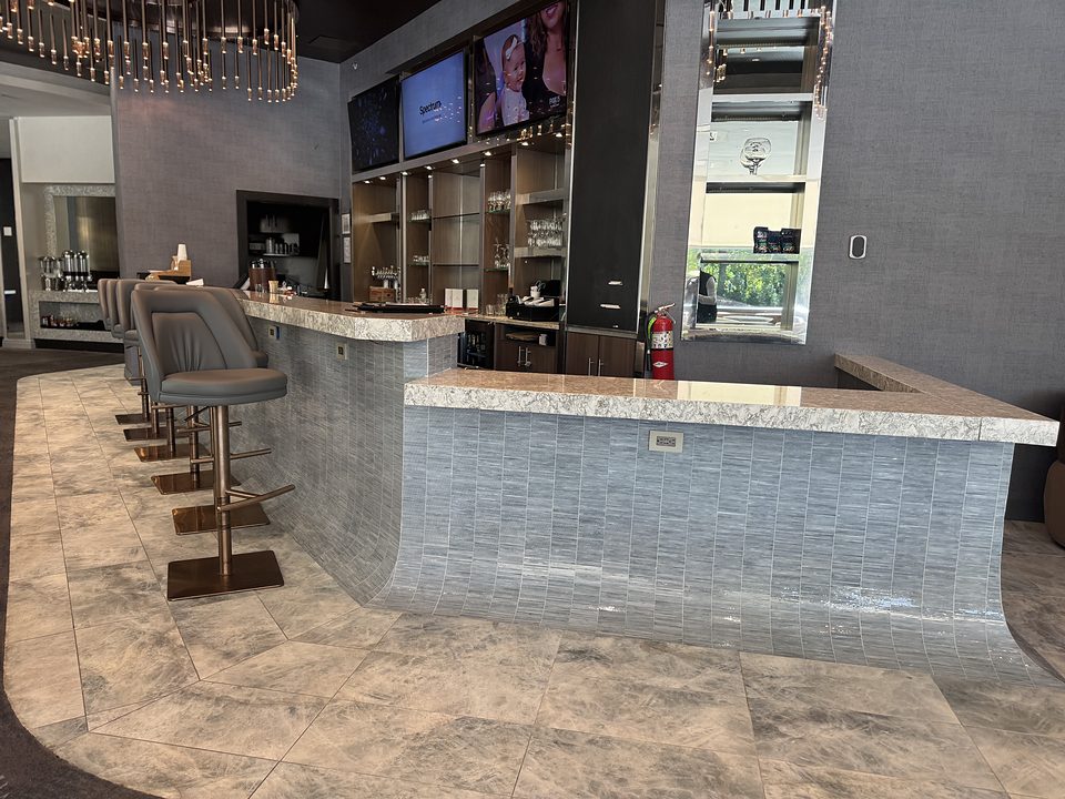 The Low Tide bar counter
