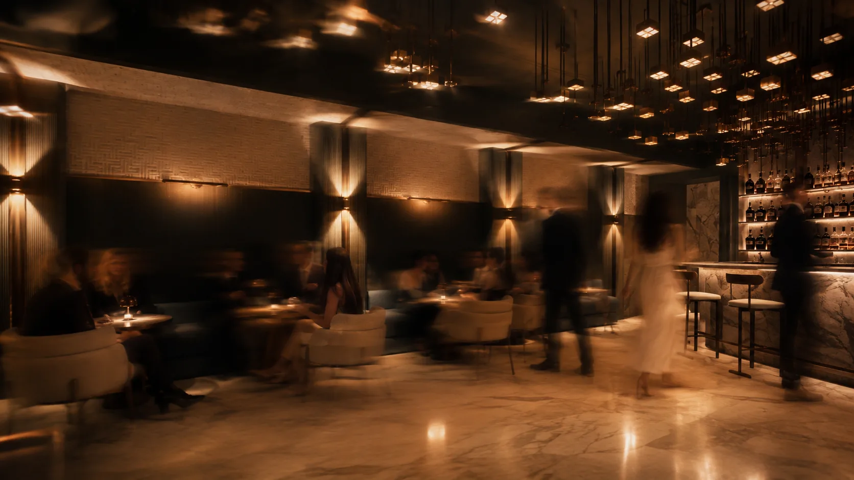a private table set for dinner