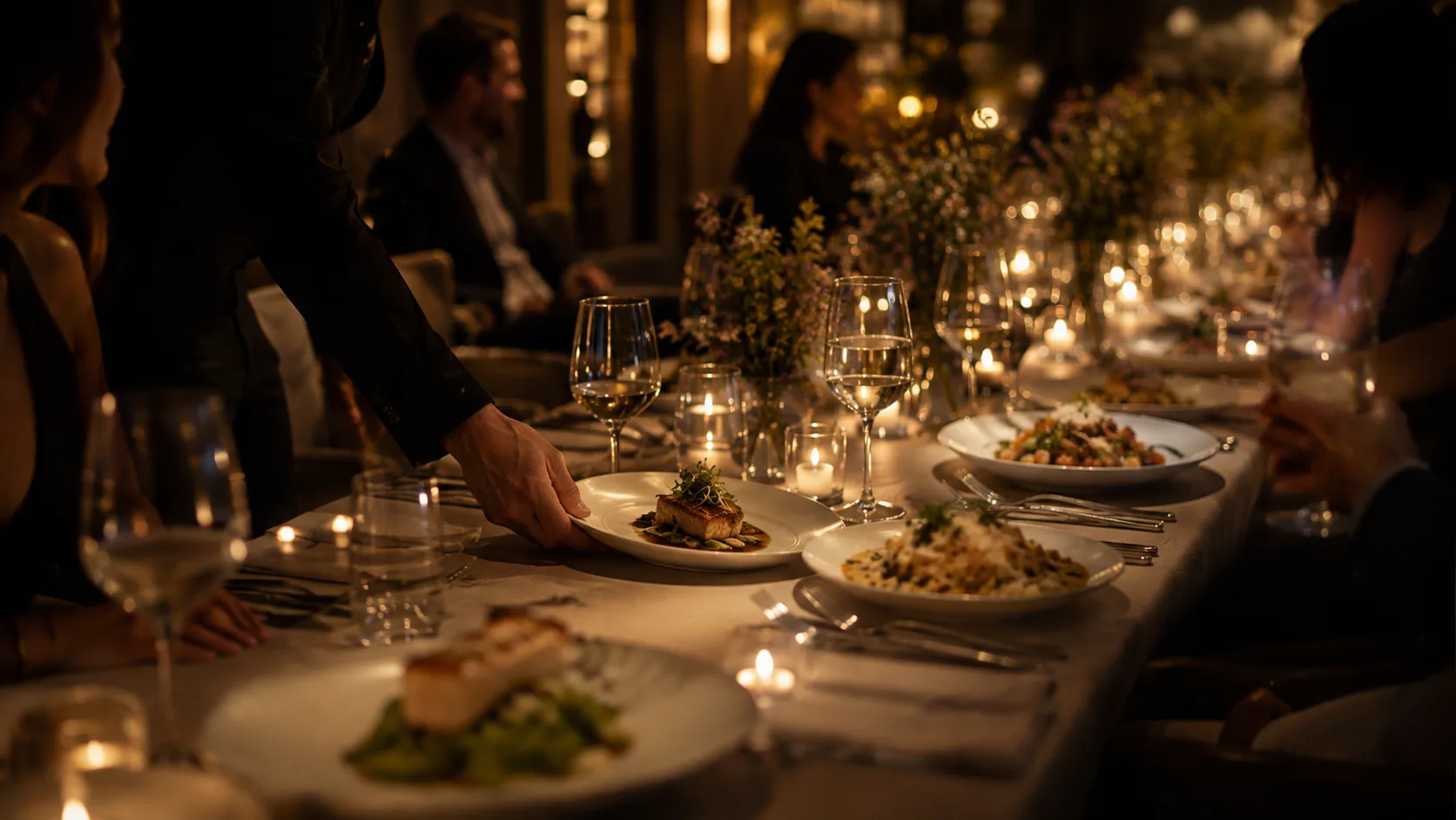 A menu built around your table