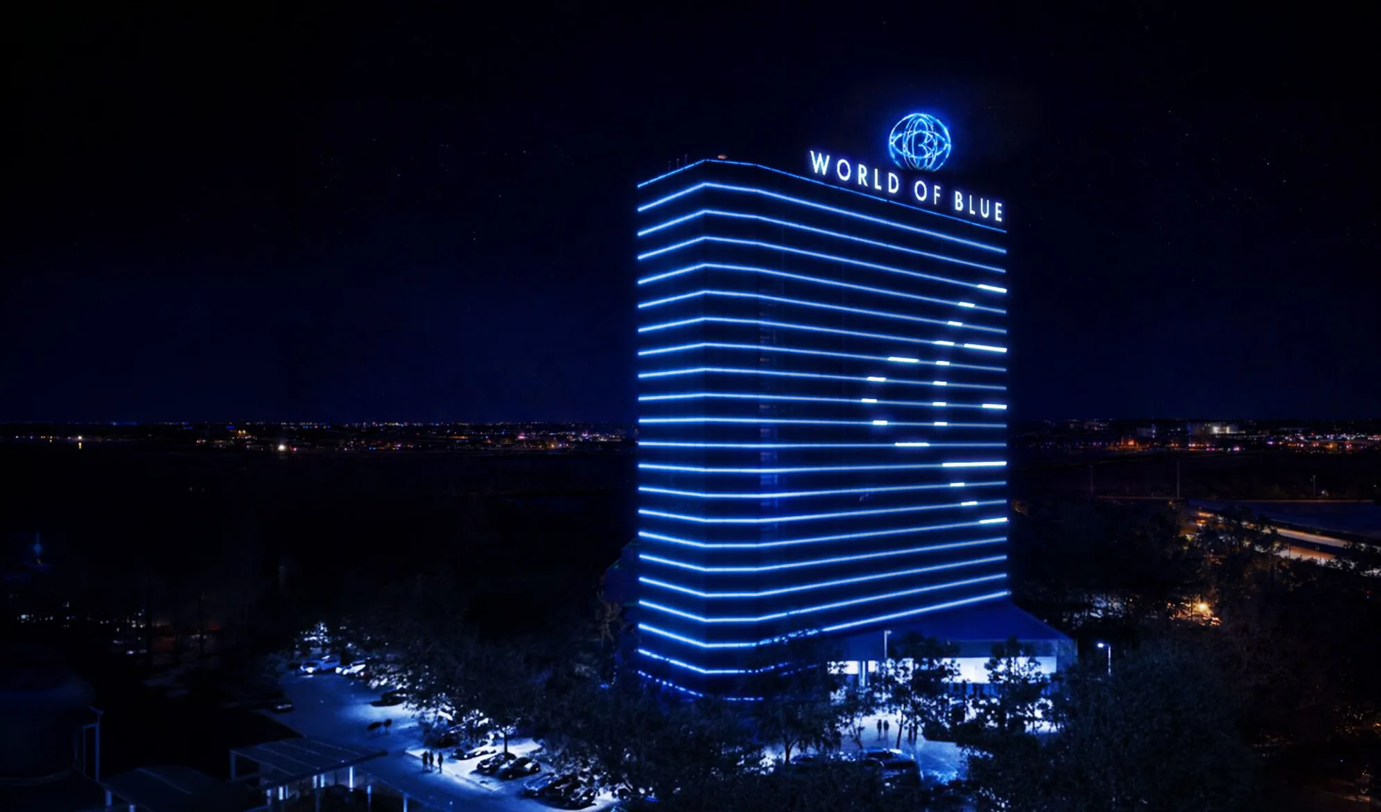 arrival at World of Blue photo