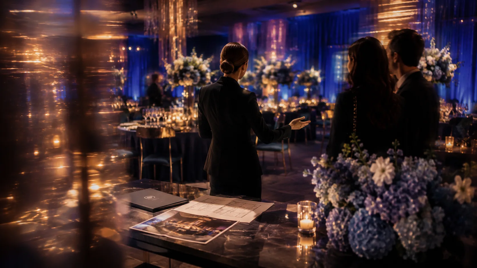 an Event Maker walking the floor